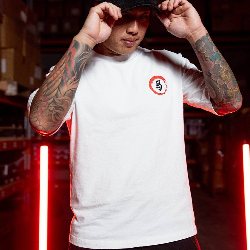 Monmon Cat x Fudo Myoo Oversize Tee - STRICTLY