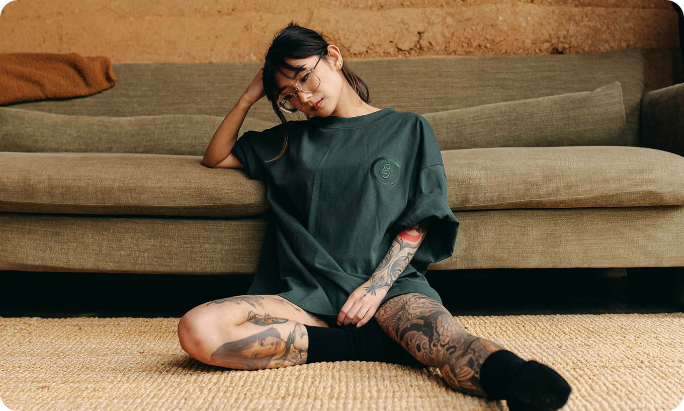Bloodline green tee