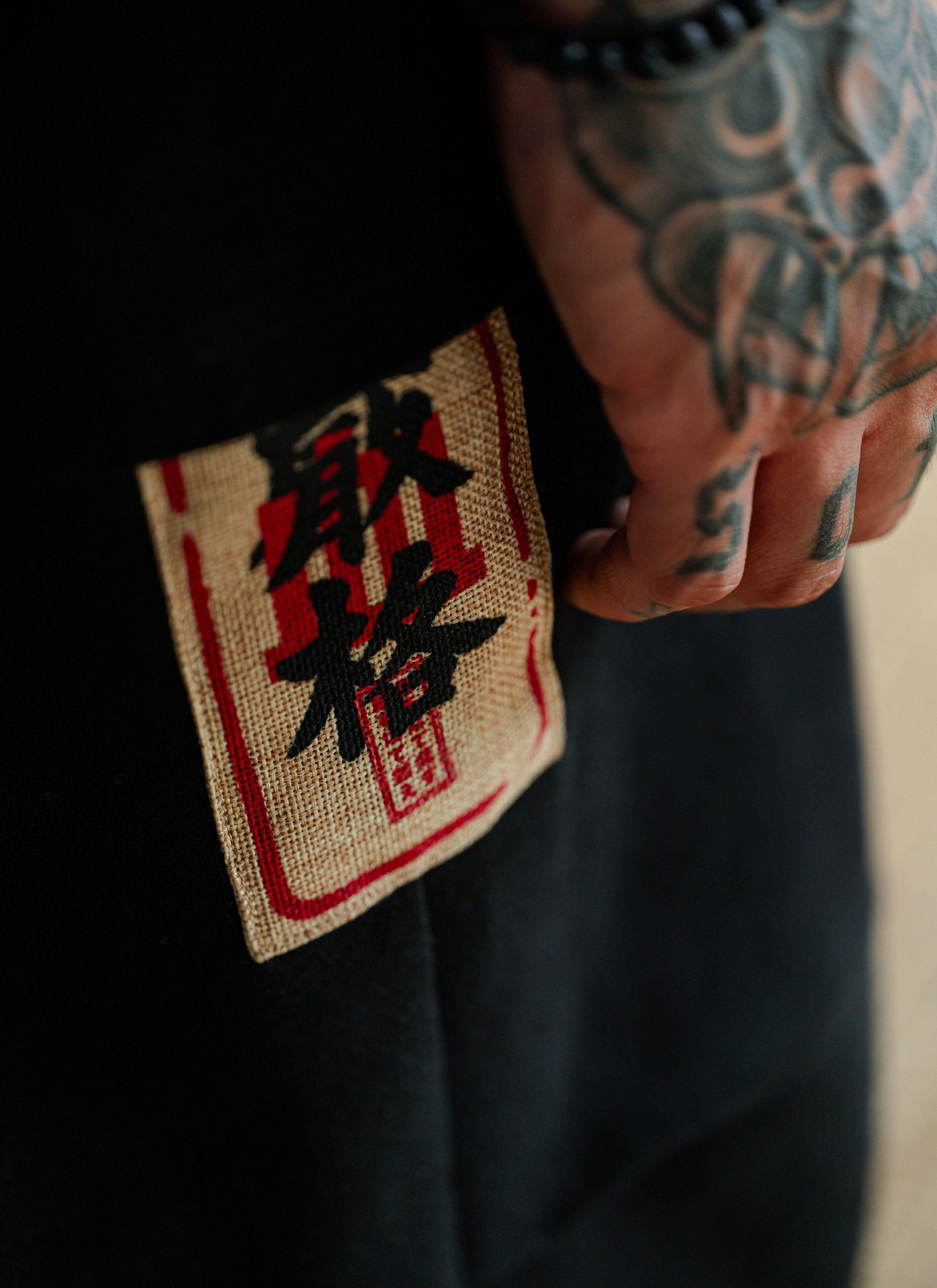 Black Ketto hoddie and pant set