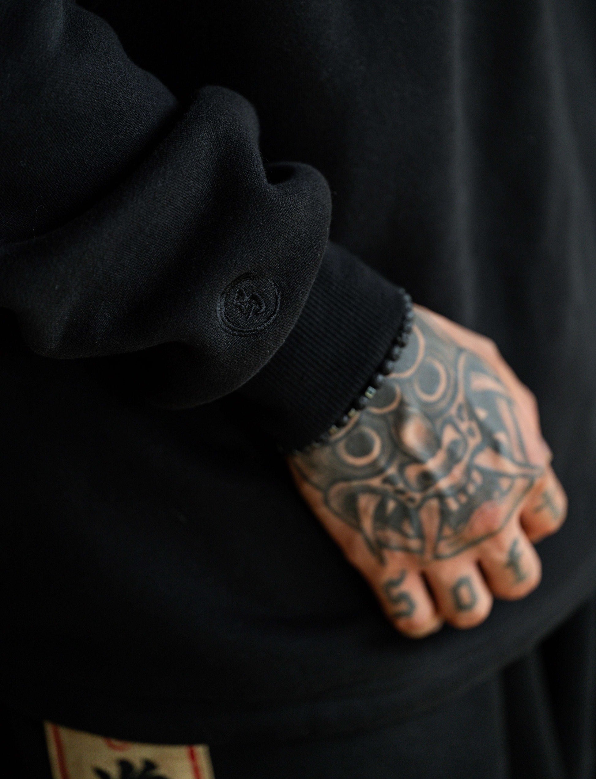 Black Ketto hoddie and pant set