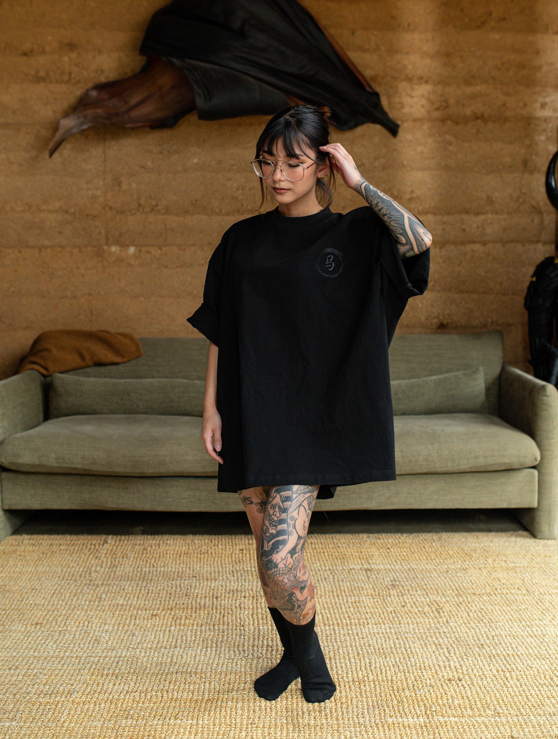 Black ketto tee