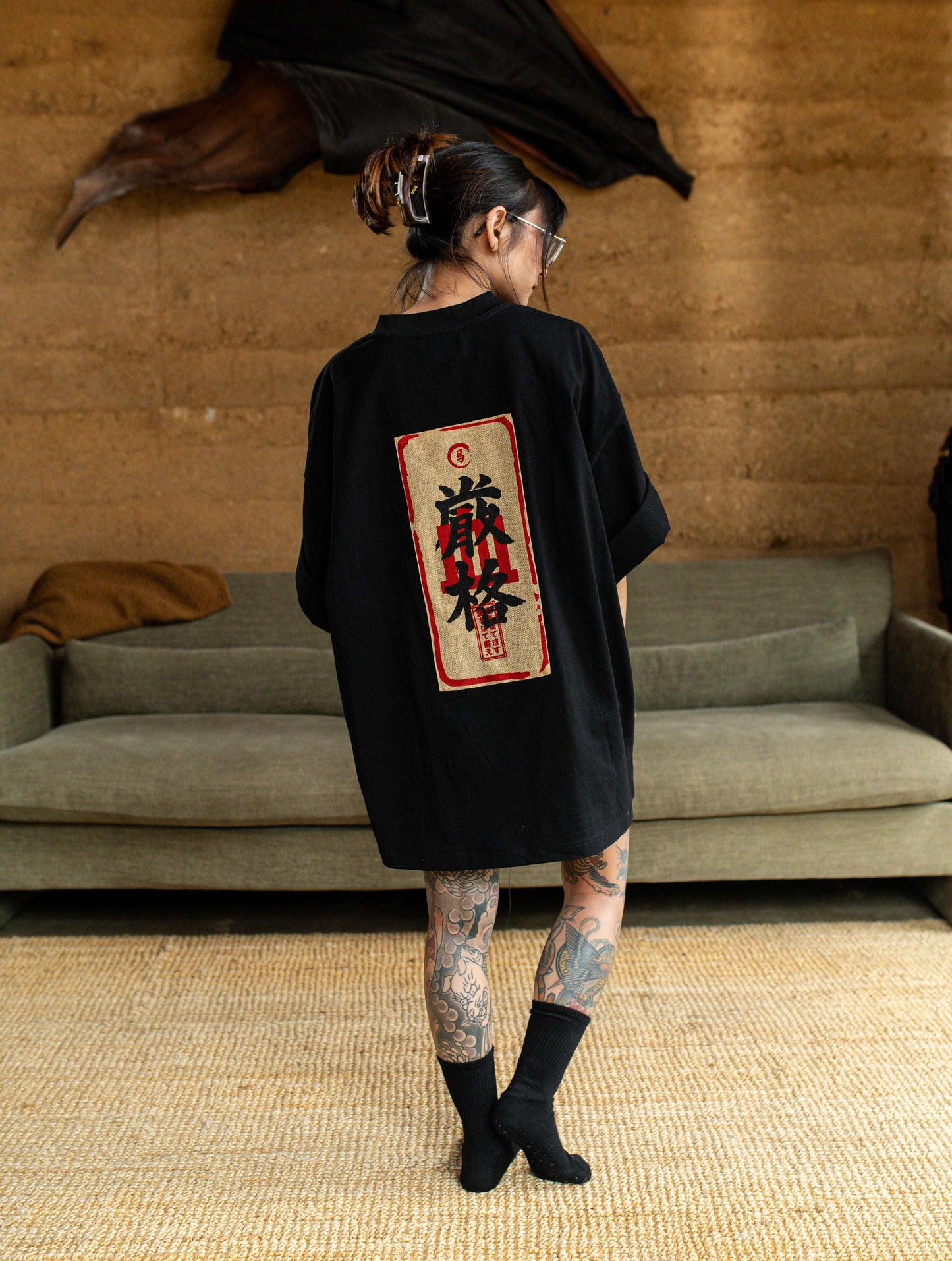 Black ketto tee