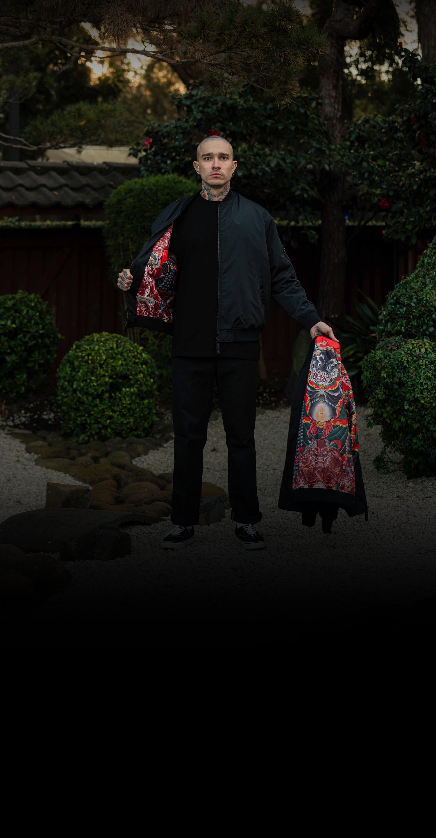 Shuten Doji Bomber jacket