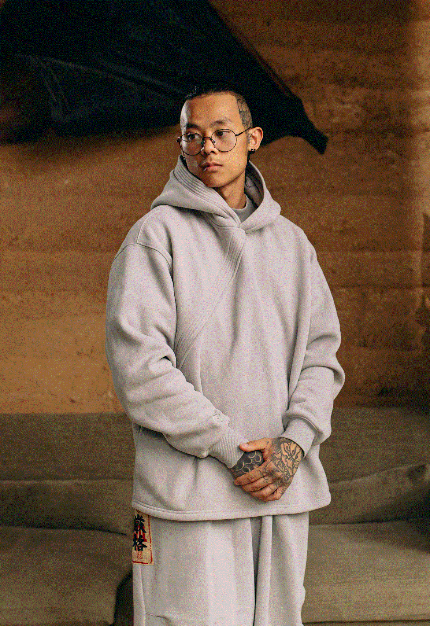 Grey Ketto hoddie and pant set