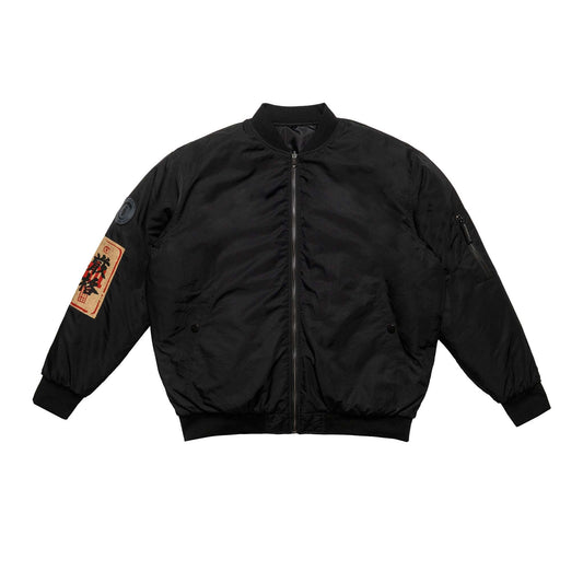  Blood Bomber Reversible jacket with dual dragon artwork and matte side for versatile wear 