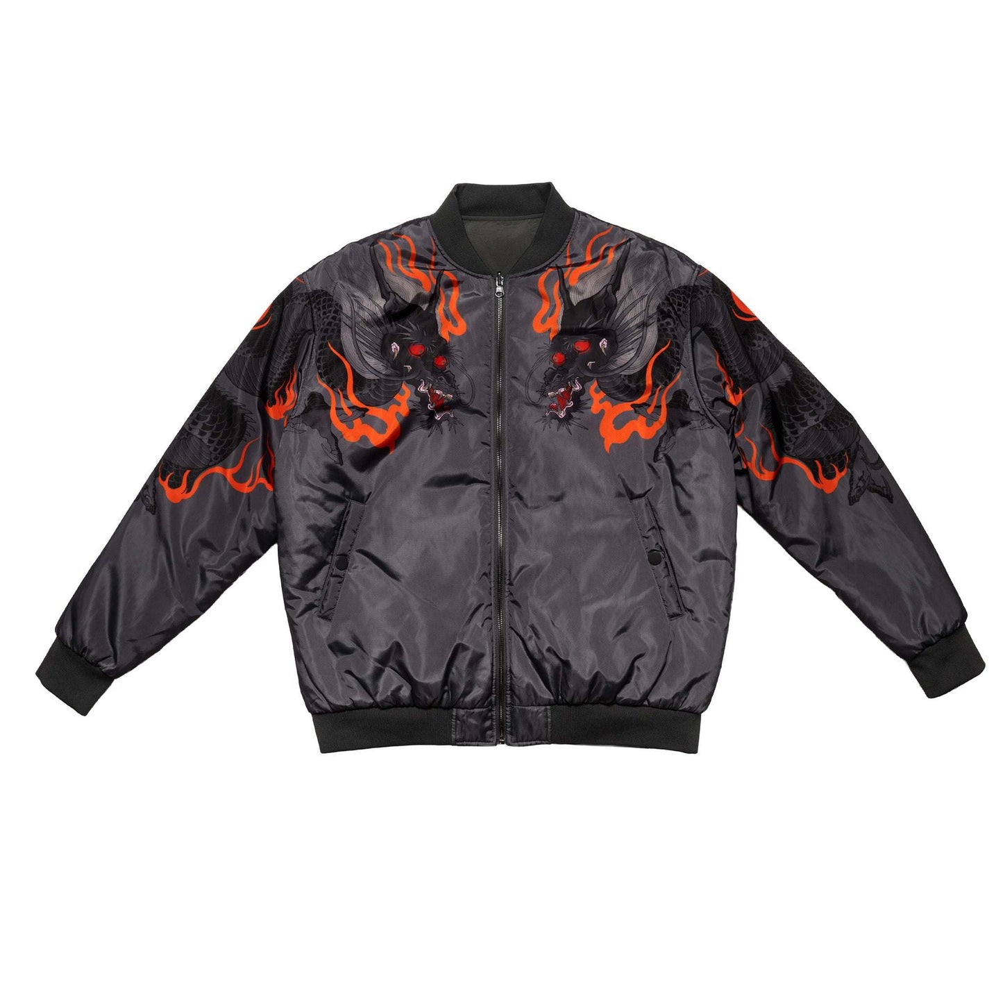 Grey Blood Bomber — Reversible