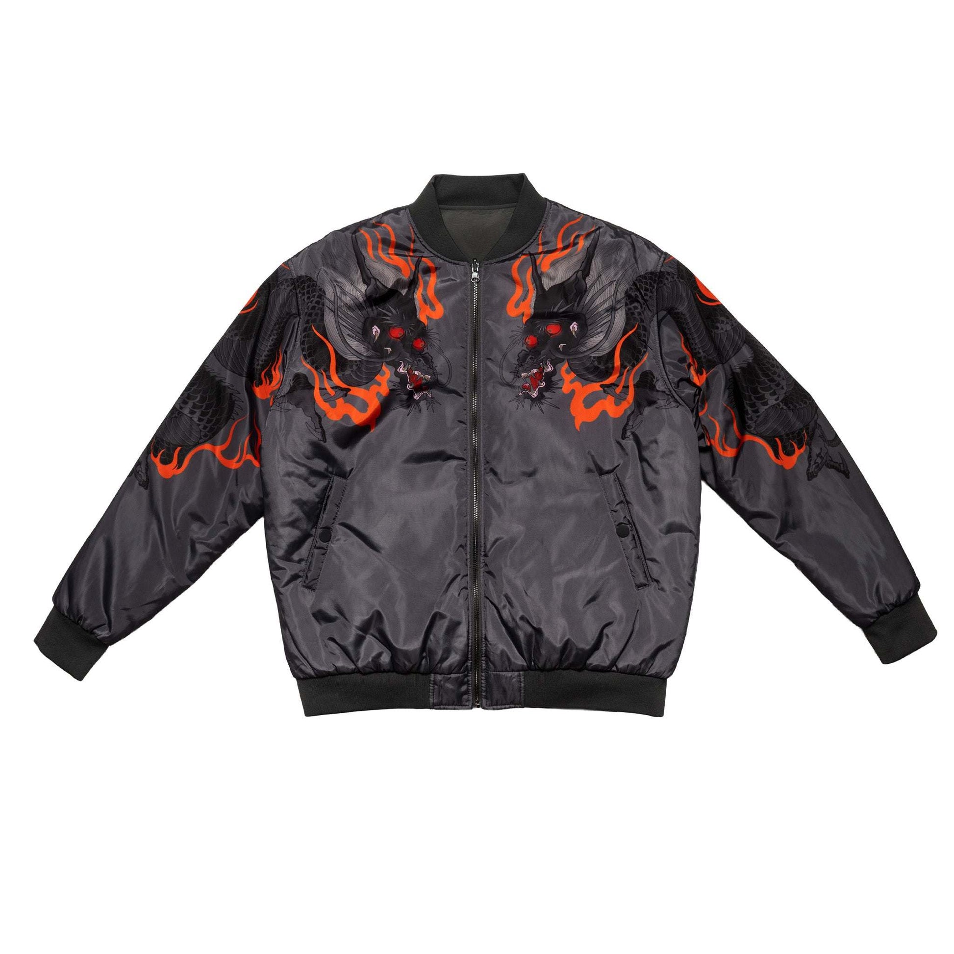 Grey Blood Bomber — Reversible