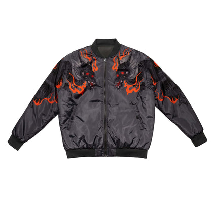 Grey Blood Bomber — Reversible